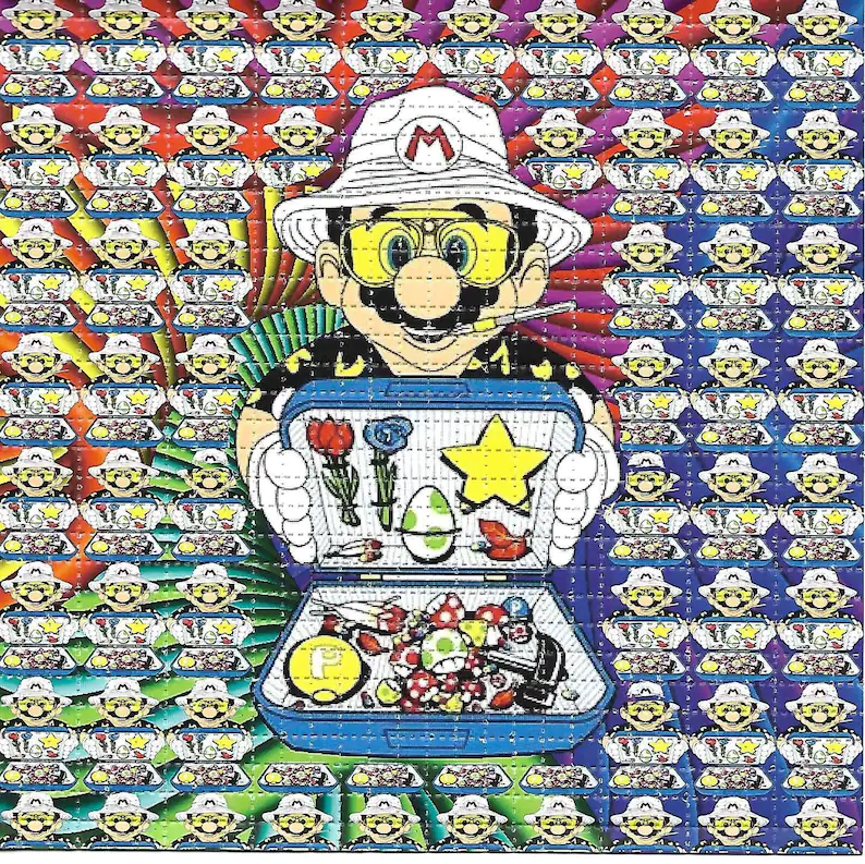 Ink Blotter Paper - Mushroom Dealer Psychedelic LSD Acid Free