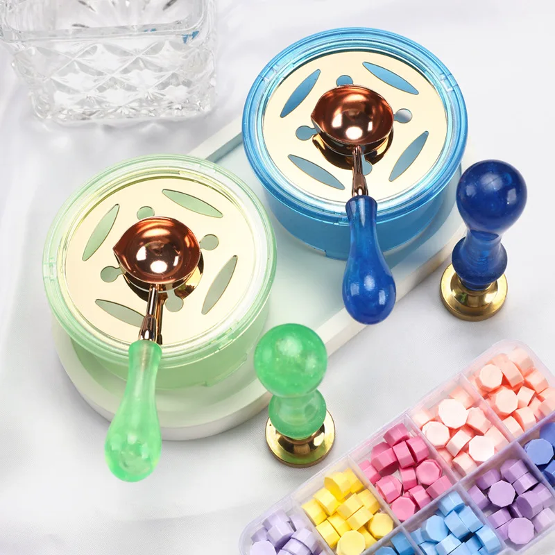 Wax Seal Stamp Set - 2pcs/set Wax Seal Stamp Set Clear