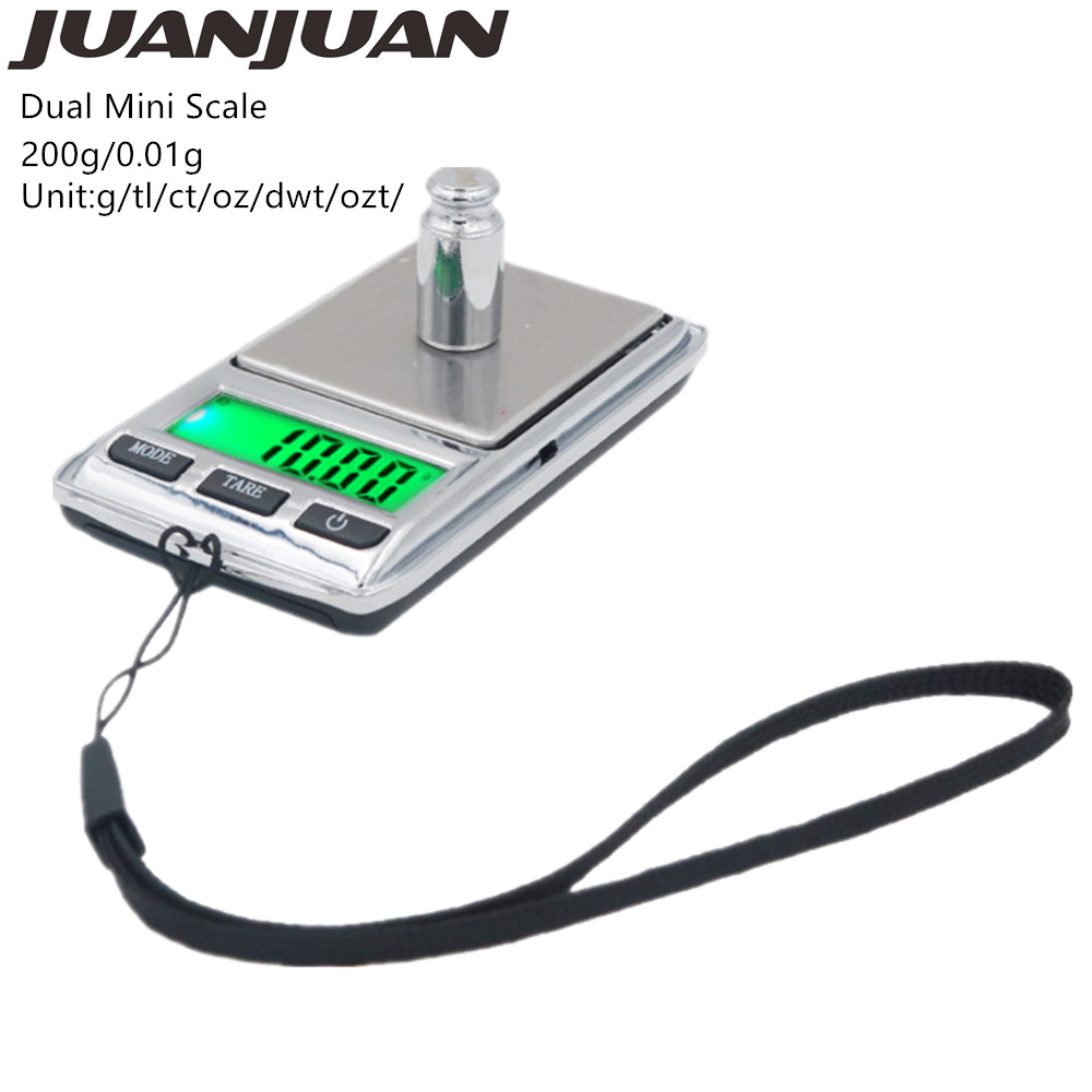 Tape Dispenser Weighted - 200g/0.01g Mini Dual Digital Scale Pocket