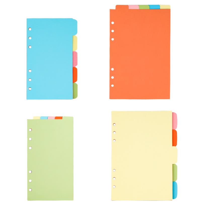 Tab Divider A4 - A5/A6/A7/B5/A4 Paper Divider Index Page Tab