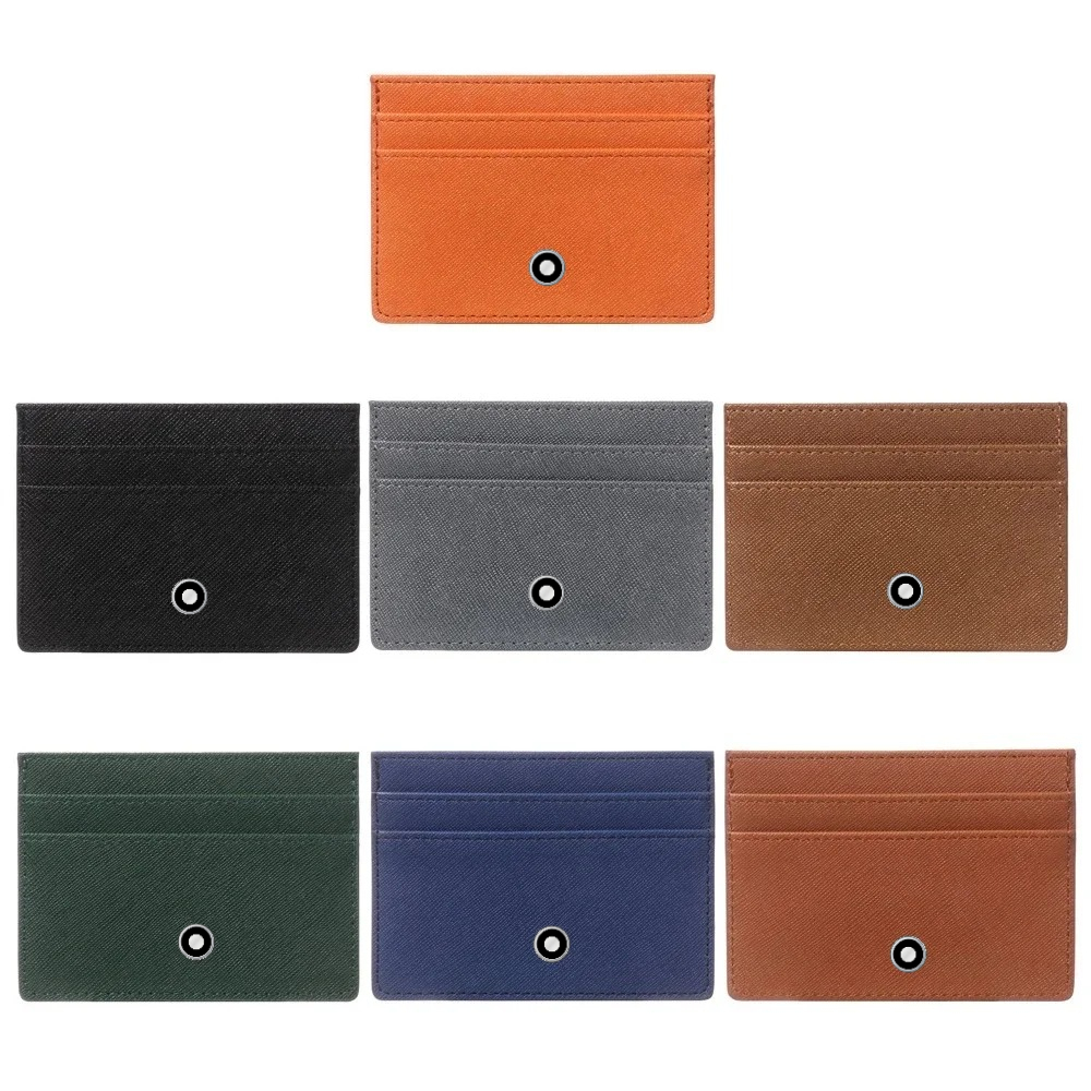Index Card Holder - Minimalist Women Men Leather Slim Wallets