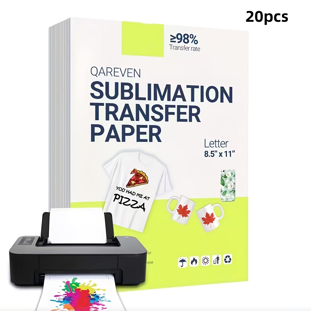 Ink Blotter Paper - 5/10/20/100 Sublimation Transfer Paper Blank A4