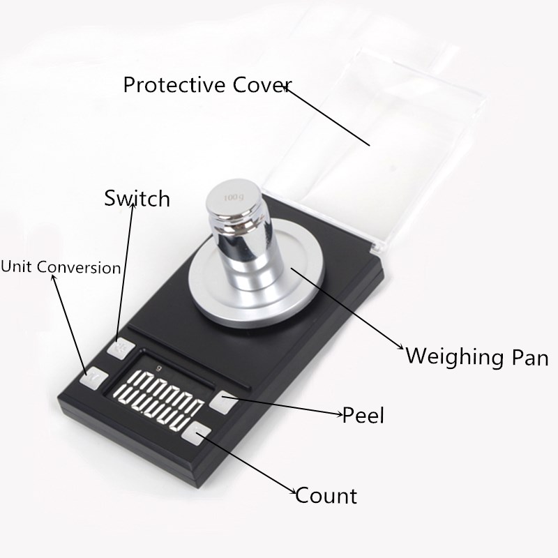 20/50/100g 0.001g Digital Jewe - огляд і ціна Tape Dispenser Weighted