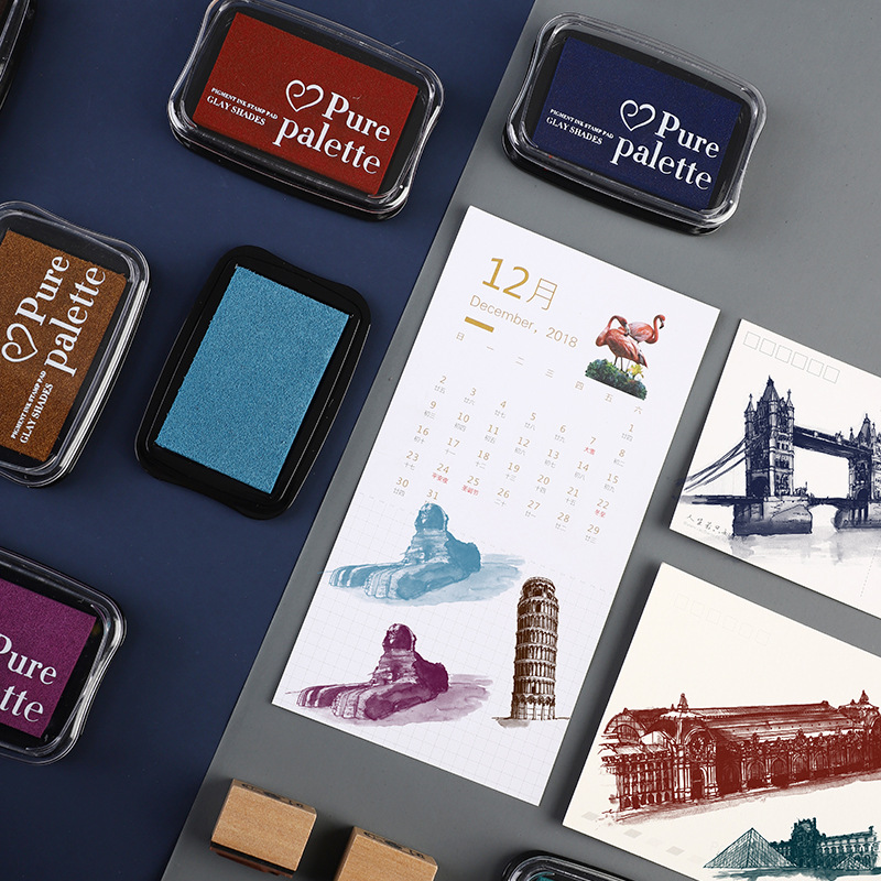 20 Colors Large Size Vintage I - огляд і ціна Rubber Date Stamp