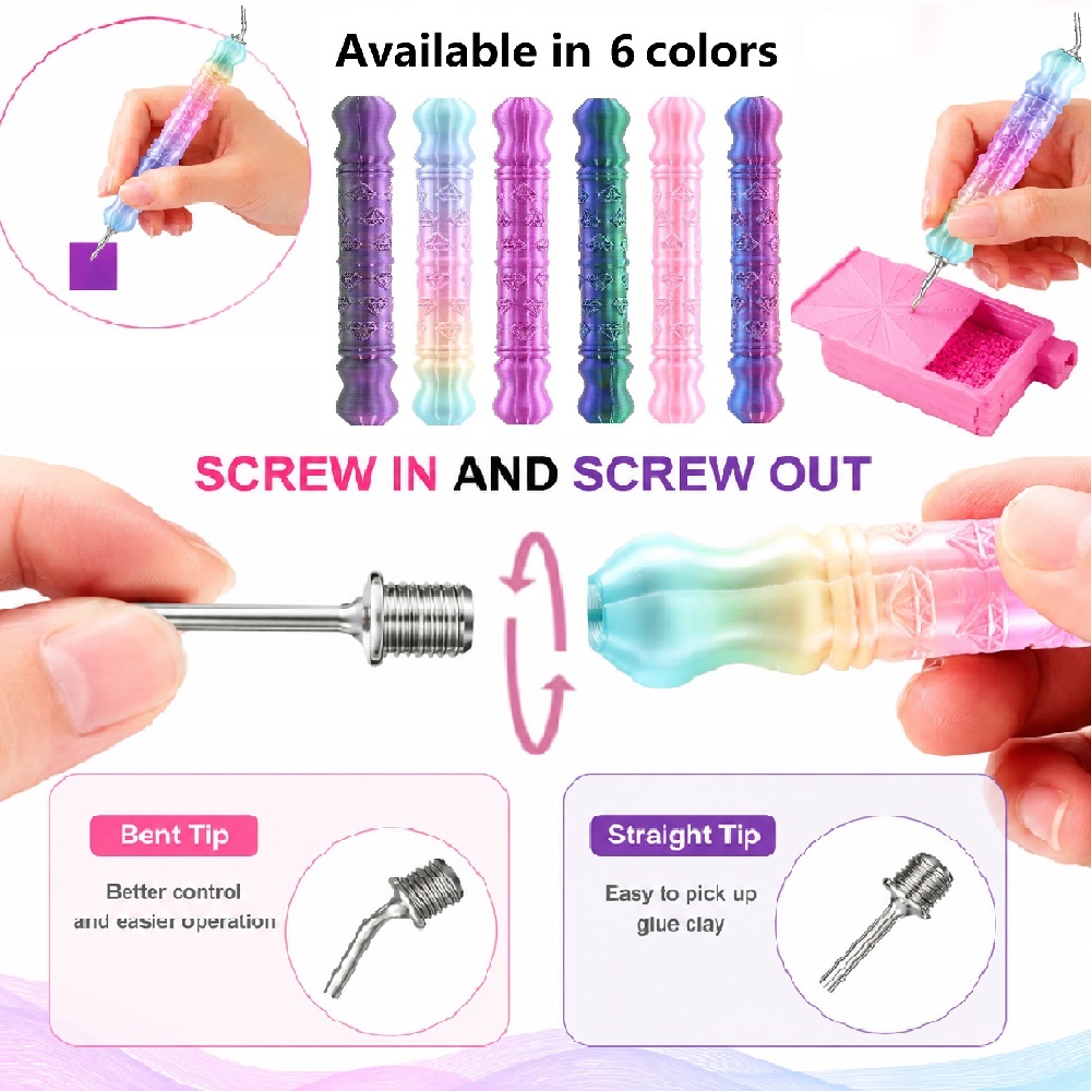 3D Diamond Pattern Dotting Pen - огляд і ціна Correction Pen Fine