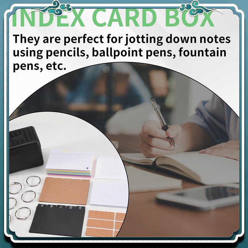 Index Card Holder Set,Index Bo - огляд і ціна Card Index Box