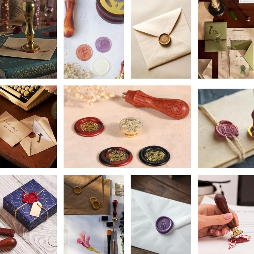 Custom Wax Seal Stamp,Personal - огляд і ціна Wax Seal Stamp Set
