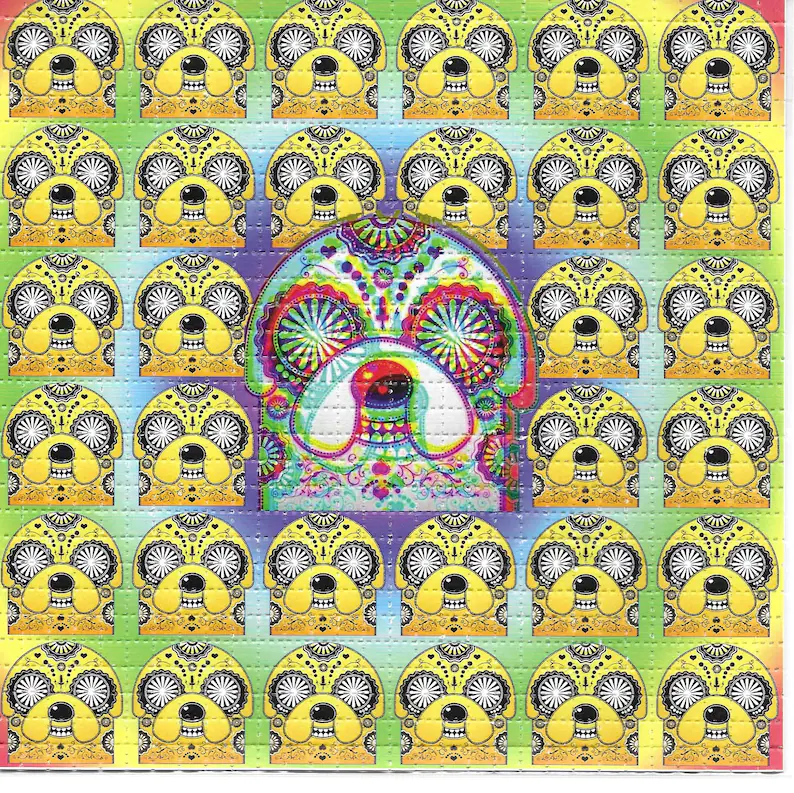 Crazy Time Psychedelic LSD Aci - огляд і ціна Ink Blotter Paper