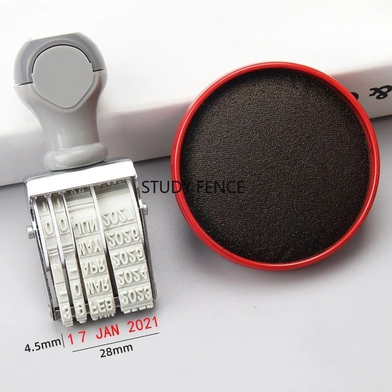 Portable English Date Stamp fo - огляд і ціна Rubber Date Stamp