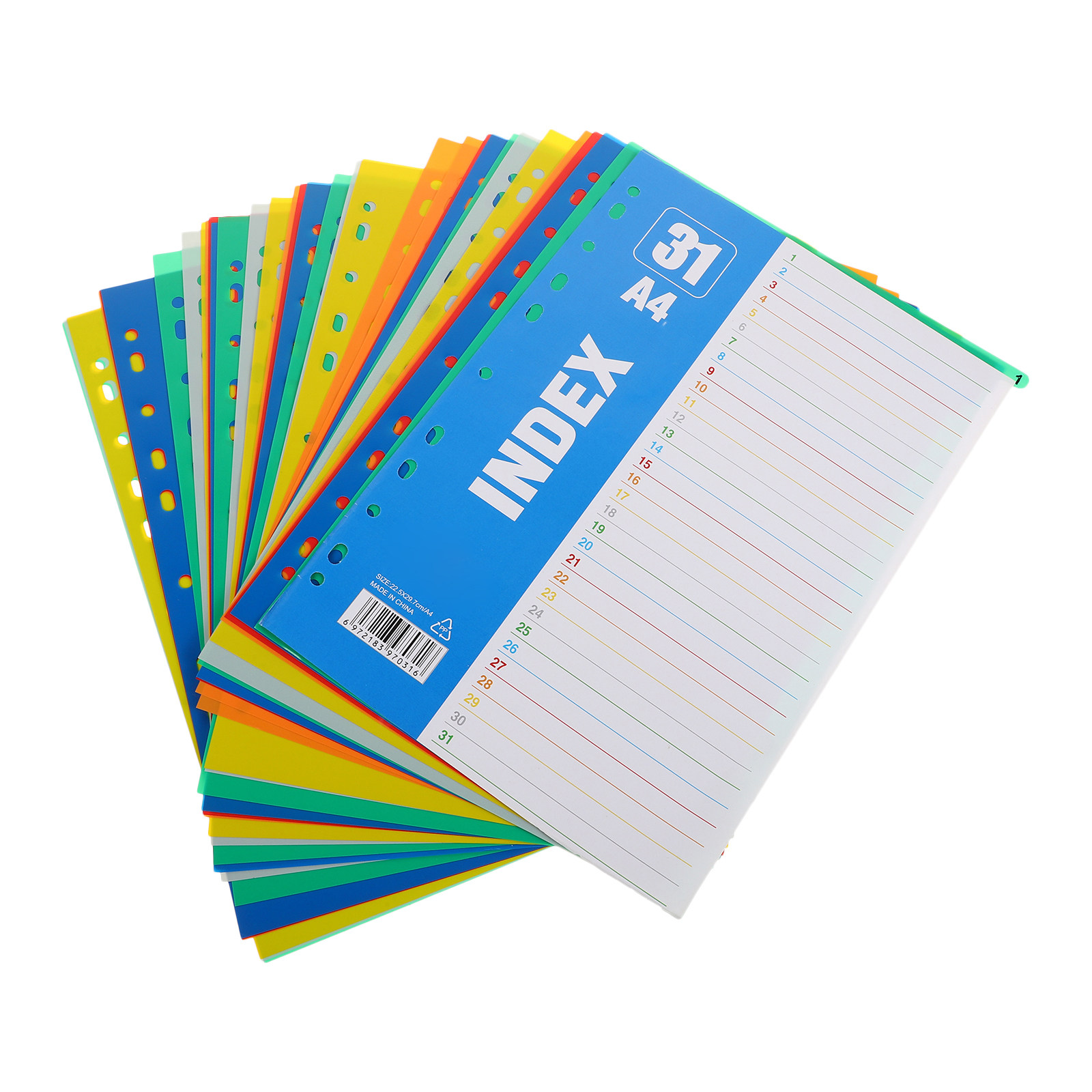 1Set Dividers A4 11-Hole Binde - огляд і ціна Tab Divider A4