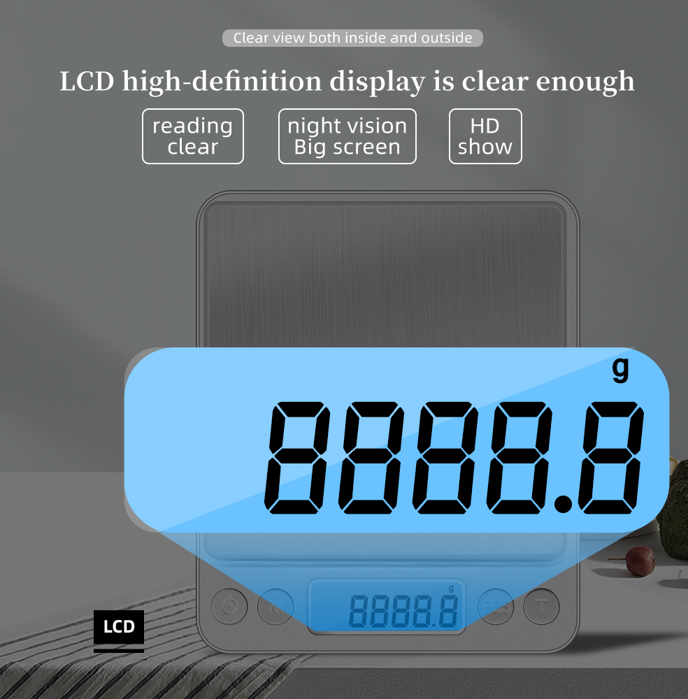 3000g 0.1g Electronic Scale LC - огляд і ціна Tape Dispenser Weighted
