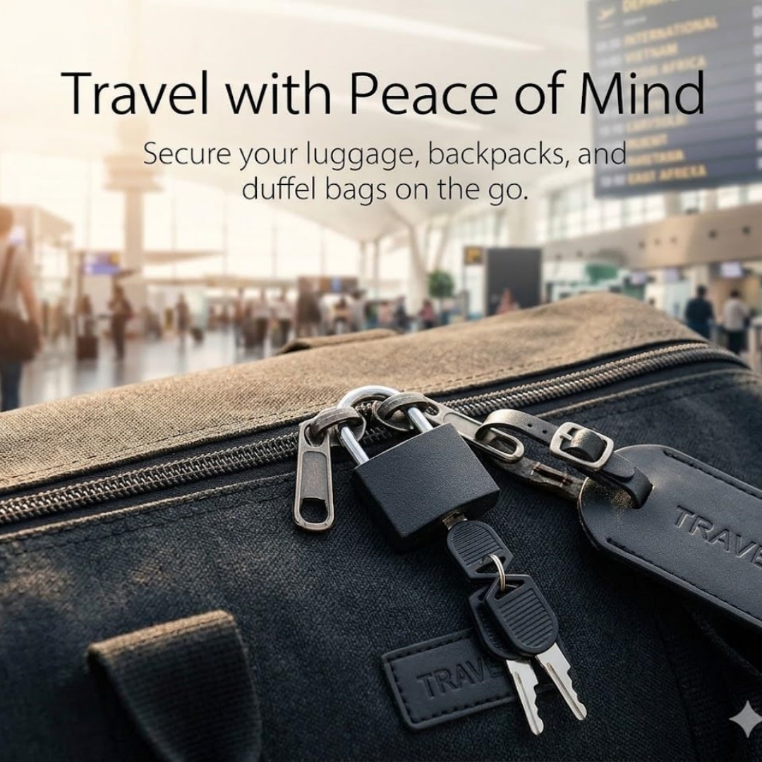 3 pcs Padlock with Keys, (Blac - огляд і ціна Letter Opener Brass