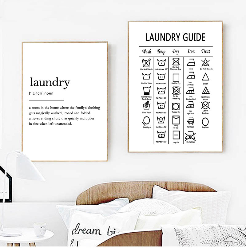 Laundry Guide Canvas Painting  - огляд і ціна Ink Blotter Paper