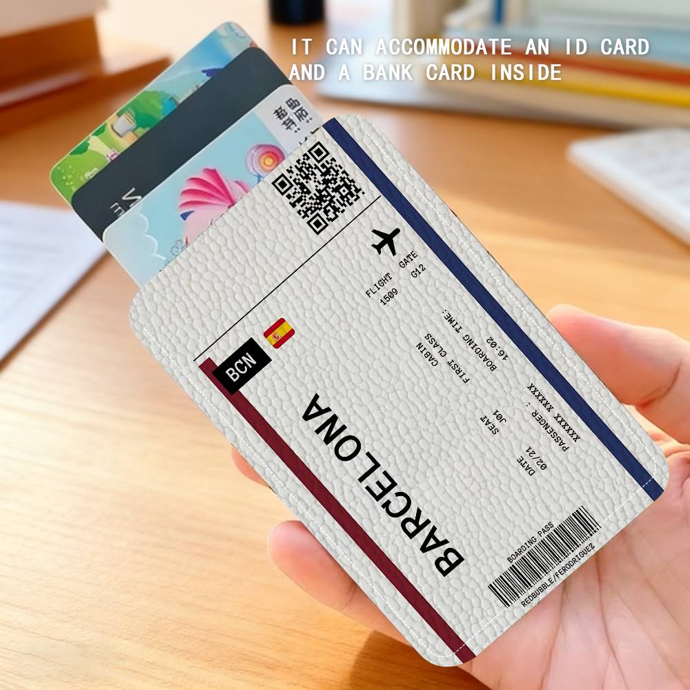 Boarding Pass Plane Ticket Lea - огляд і ціна Card Index Box