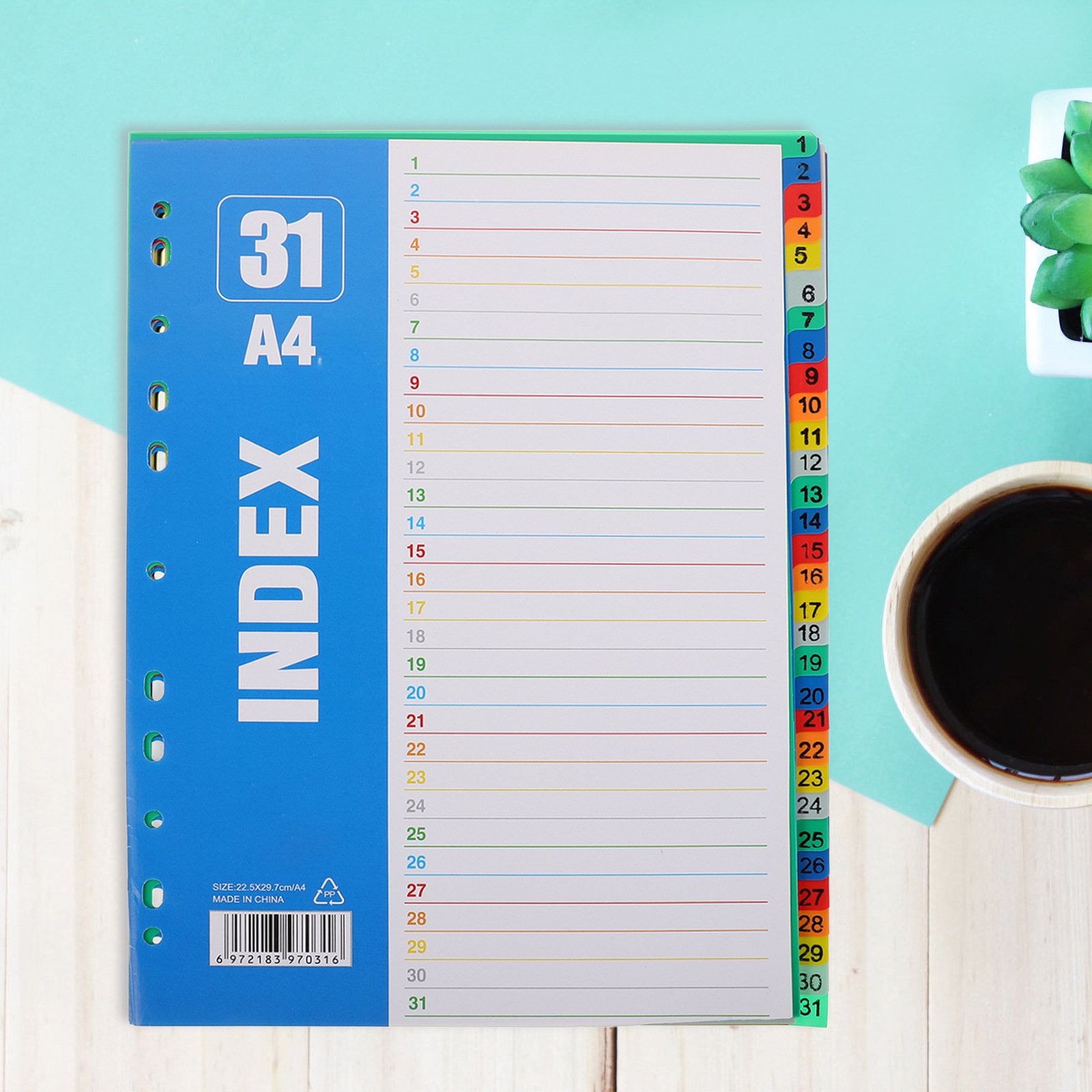 1Set A4 11-Hole Number Divider - огляд і ціна Tab Divider A4