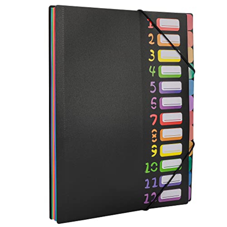 Edufun Rainbow Tab Expanding F - огляд і ціна Tab Divider A4