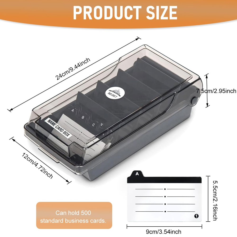 Desktop Business Card Box, Lar - огляд і ціна Card Index Box