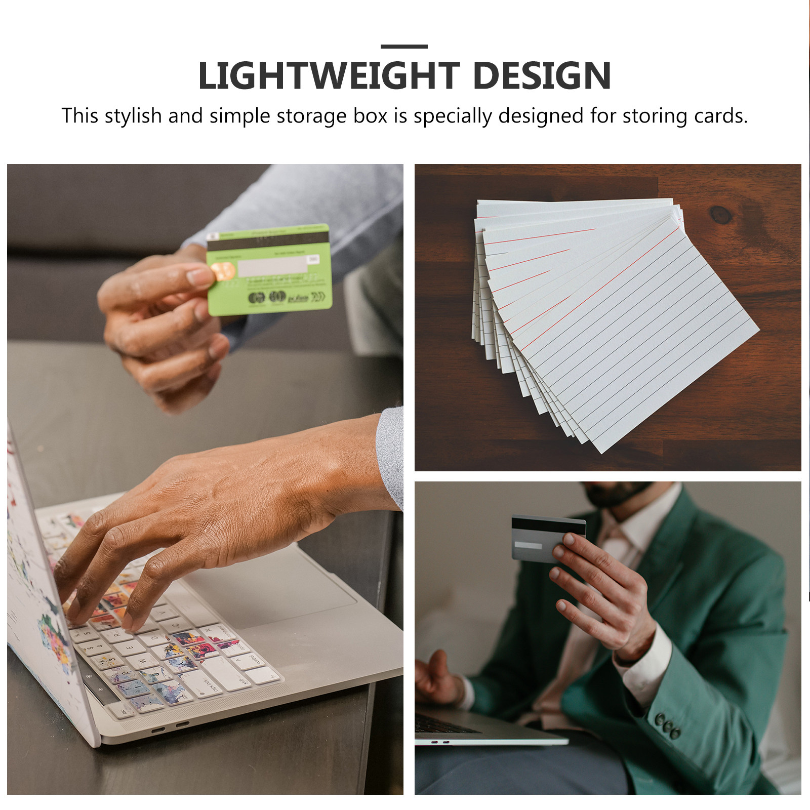 4Pcs Index Card Desktop Storag - огляд і ціна Index Card Holder