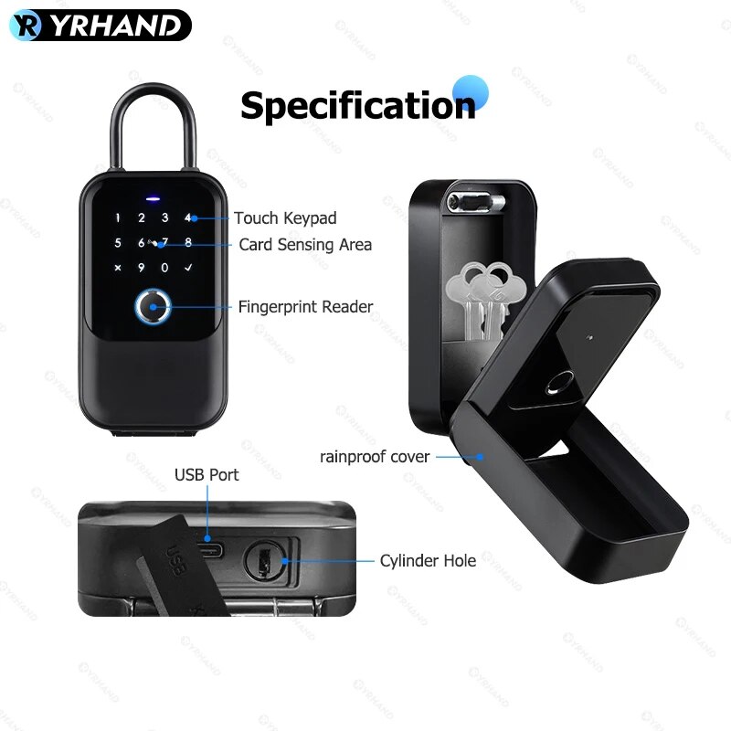 TTlock Smartkey Lock Box Home  - огляд і ціна Letter Opener Brass