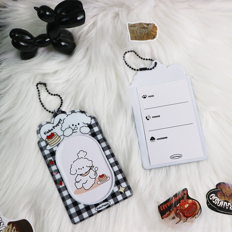 Cute 3 Inch Cartoon Dog Polaro - огляд і ціна Index Card Holder