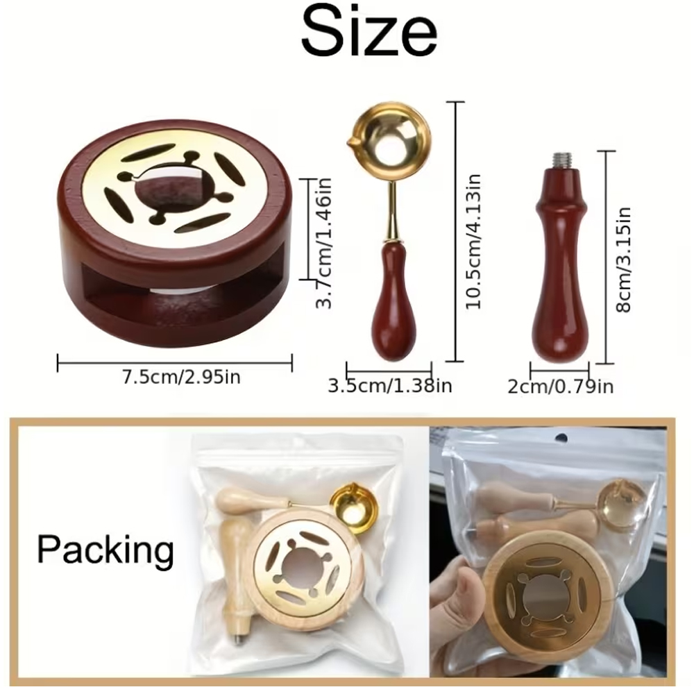Personalized Wax Seal Stamp Ki - огляд і ціна Wax Seal Stamp Set