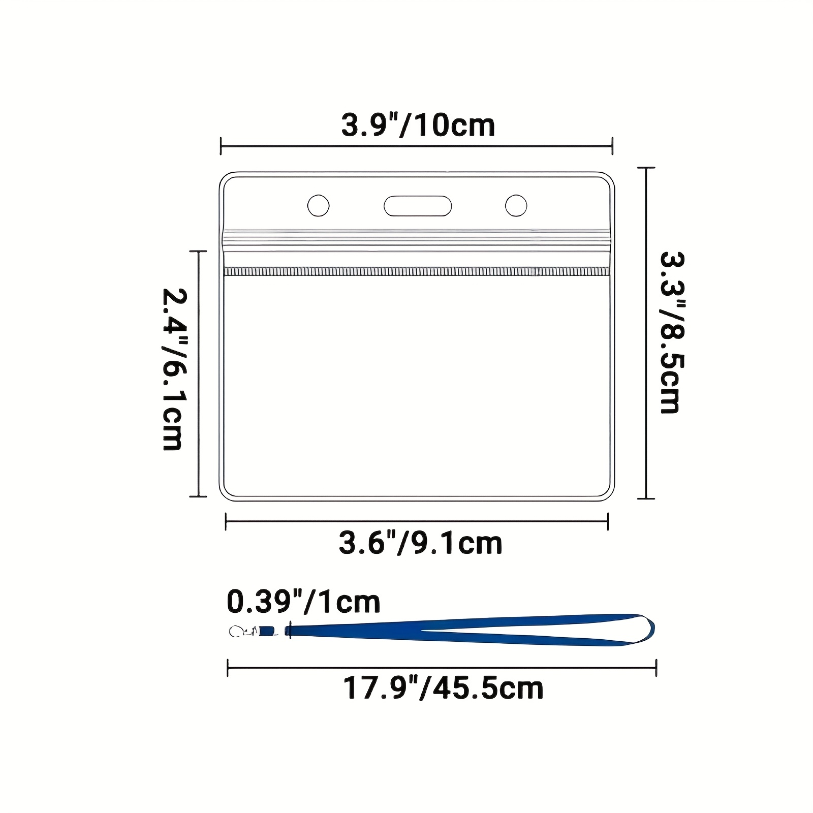 10 sets Transparent PVC ID Car - огляд і ціна Index Card Holder