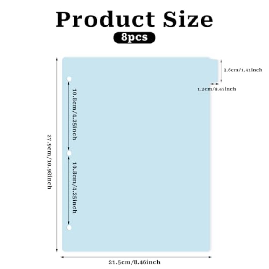 3 Ring Binder Dividers with 8- - огляд і ціна Tab Divider A4