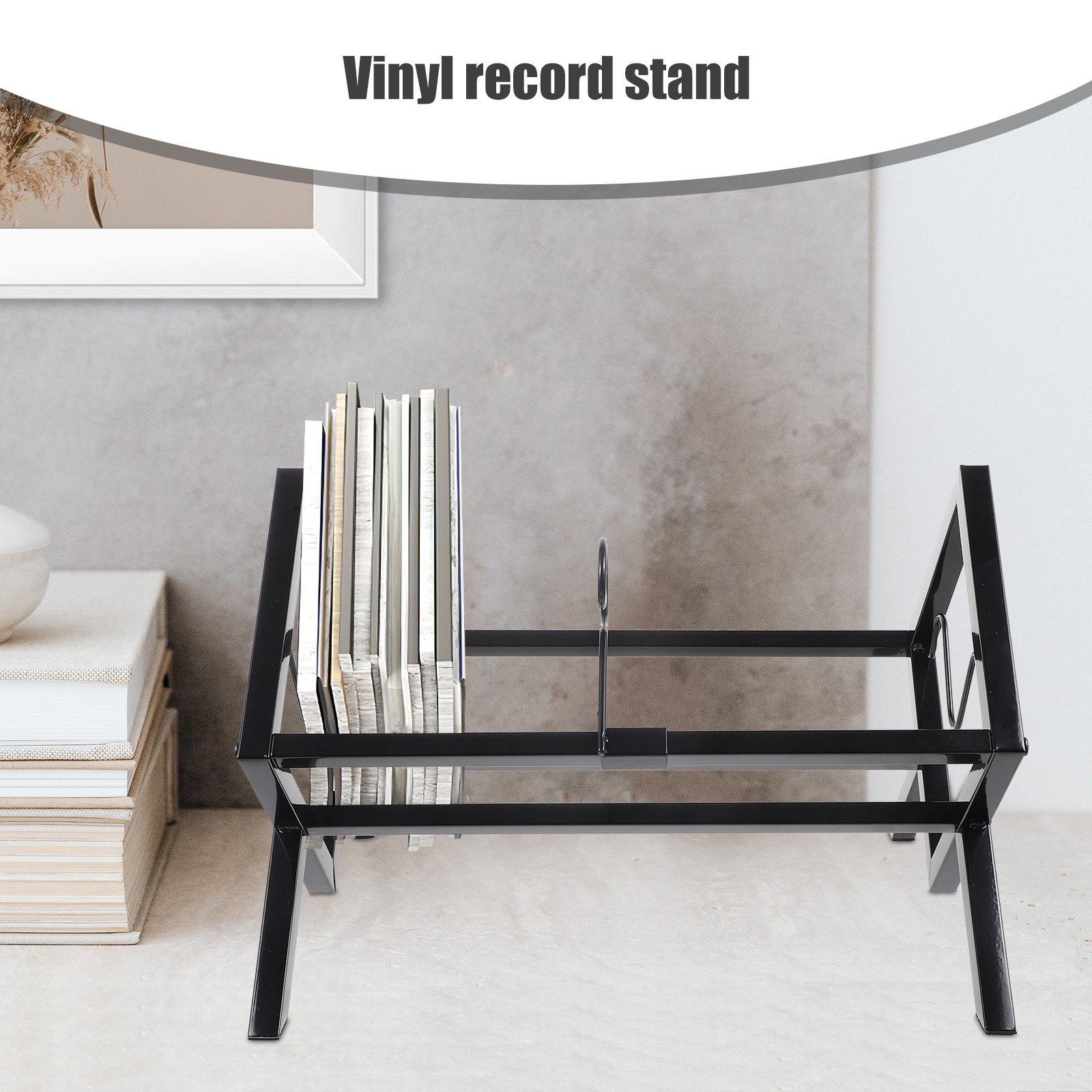 Vinyl Record Storage Rack Desk - огляд і ціна Magazine Holder Rack