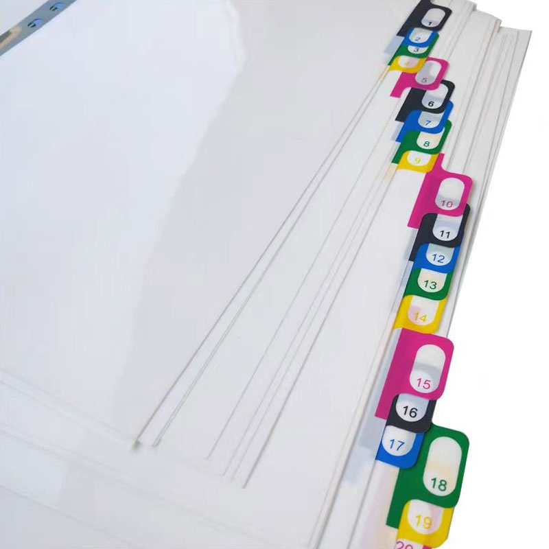 5/10/20Sheets/Lot A4 Divider I - огляд і ціна Tab Divider A4
