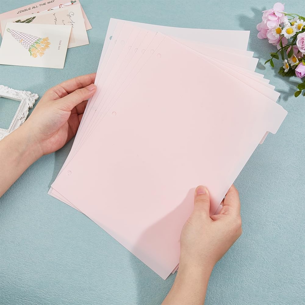 16 Sheets 3 Ring A4 Pink Binde - огляд і ціна Tab Divider A4