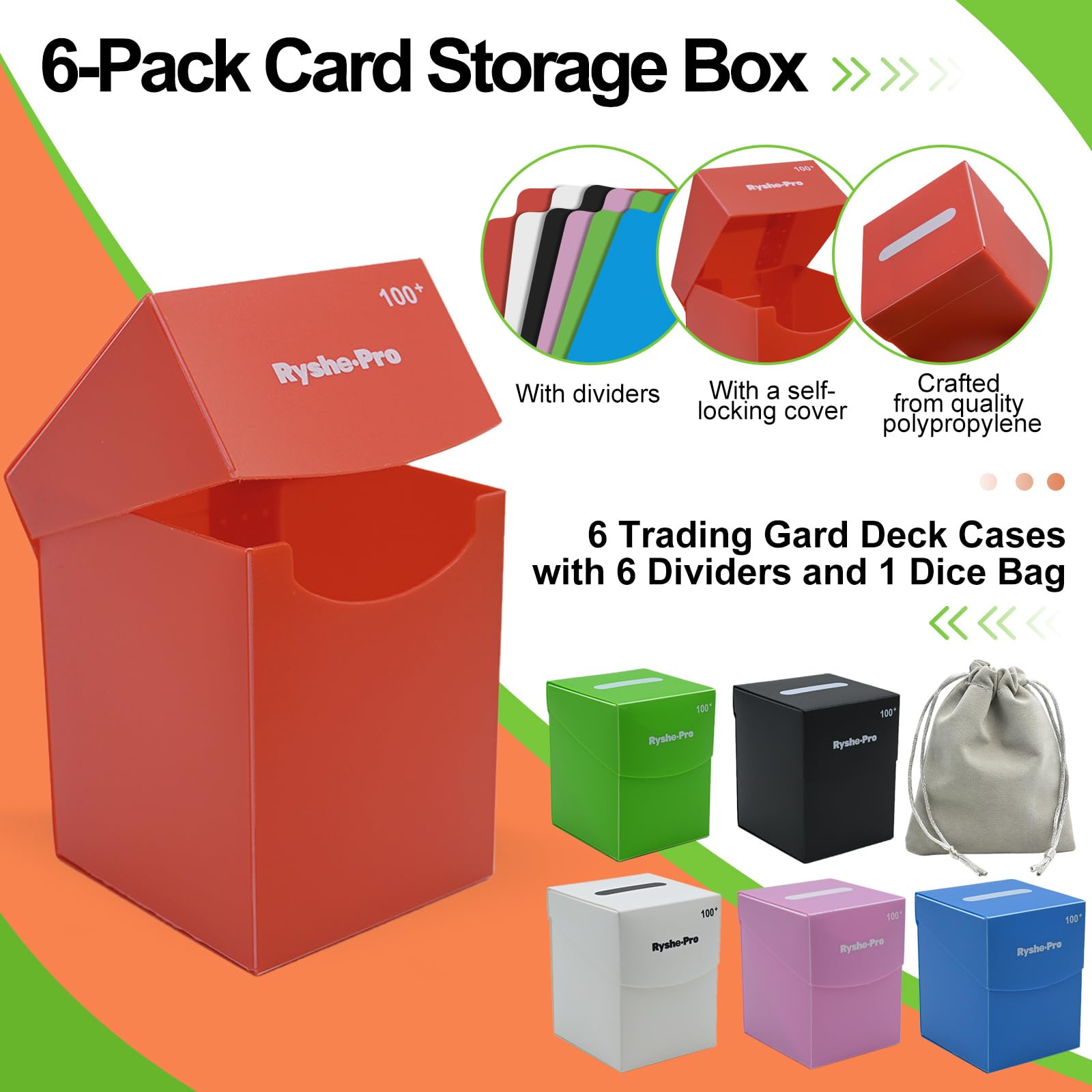 TCG Deck Box for 100+ Cards Co - огляд і ціна Card Index Box