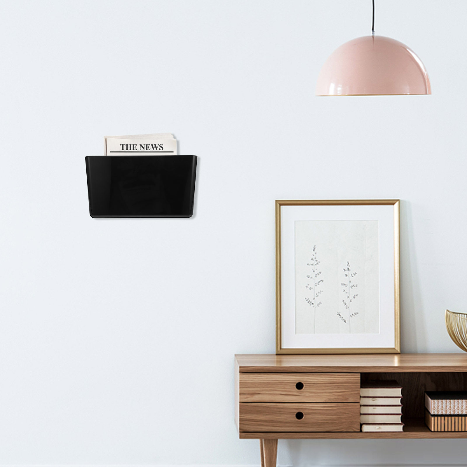 Wall Mount File Holder Single  - огляд і ціна Magazine Holder Rack
