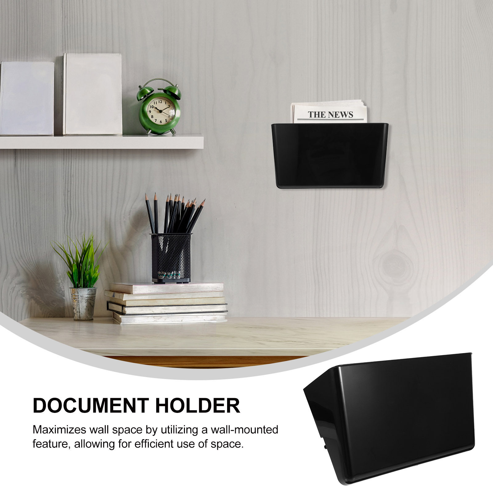 Wall Mount File Holder Single  - огляд і ціна Magazine Holder Rack