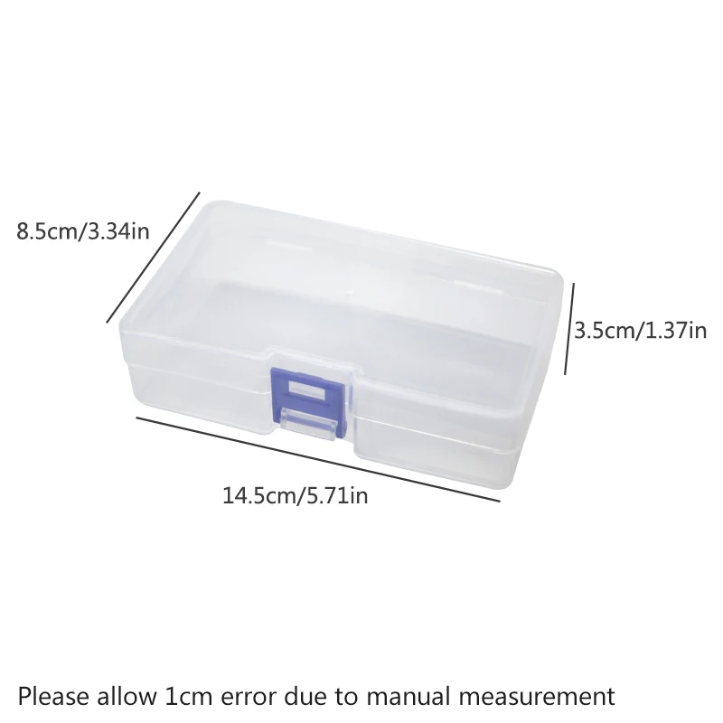 5 transparent plastic storage  - огляд і ціна Card Index Box