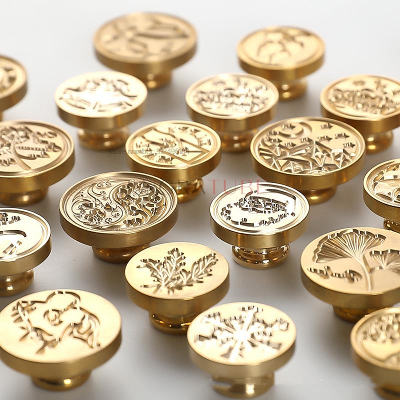 6 Copper Wax Seal Stamp Heads  - огляд і ціна Wax Seal Stamp Set