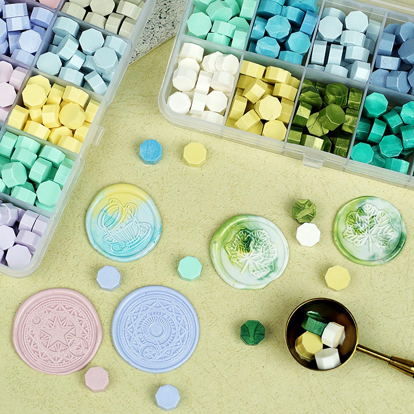 Letter Sealing Beads Macaron M - огляд і ціна Wax Seal Stamp Set