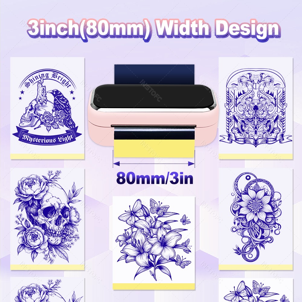 Mini Tattoo Stencil Printer AI - огляд і ціна Ink Blotter Paper