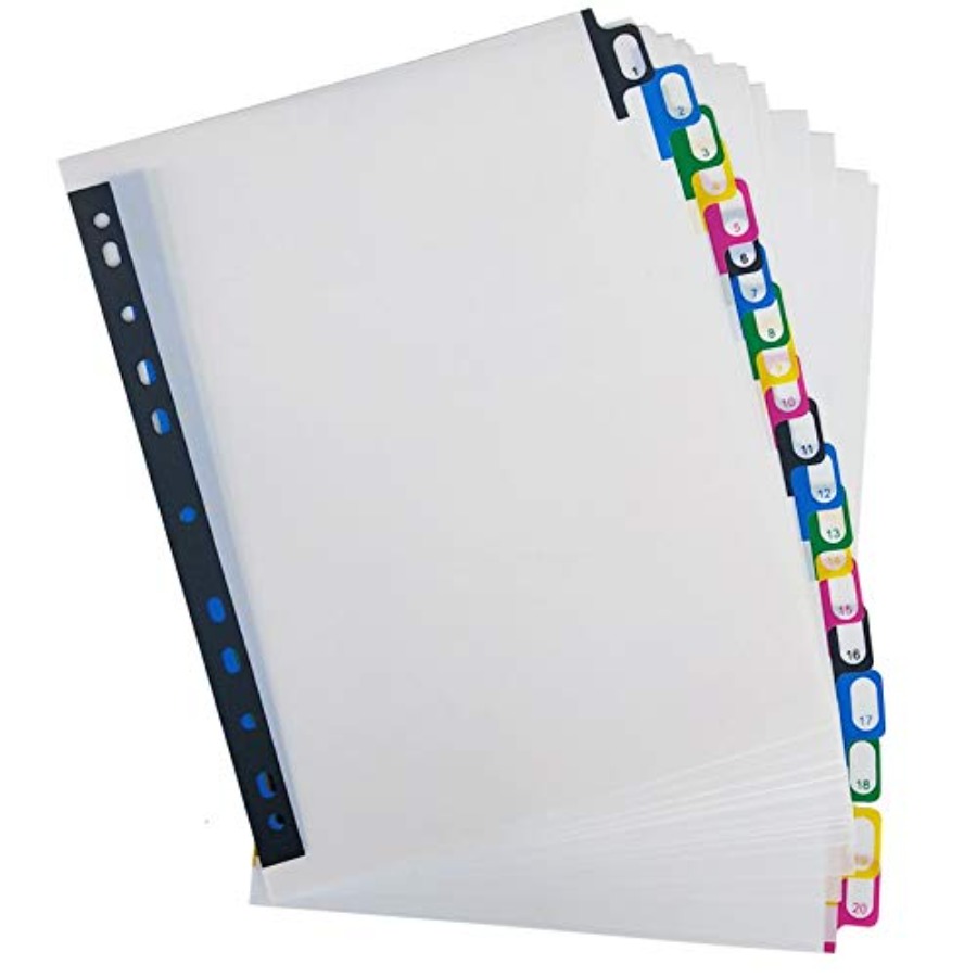 A4 Plastic Binder Index Tab Di - огляд і ціна Tab Divider A4
