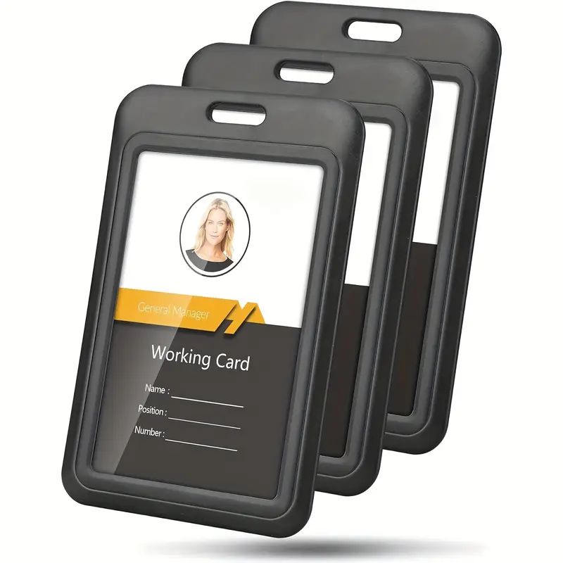 3 pieces heavy duty sliding ID - огляд і ціна Index Card Holder