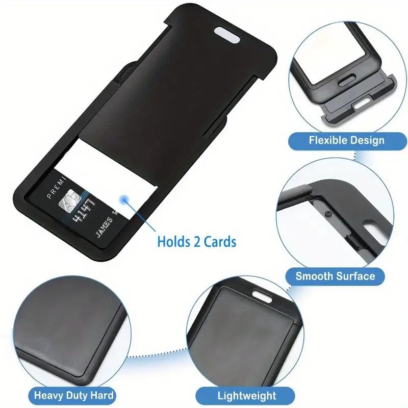 3 pieces heavy duty sliding ID - огляд і ціна Index Card Holder