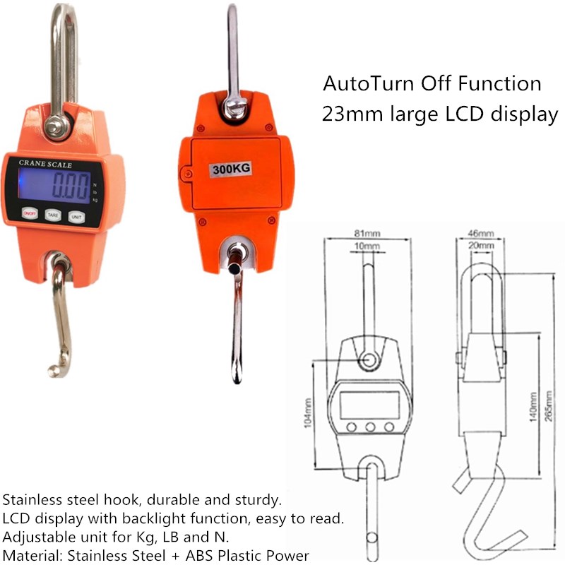 Digital Crane Scale 500kg 1000 - огляд і ціна Tape Dispenser Weighted