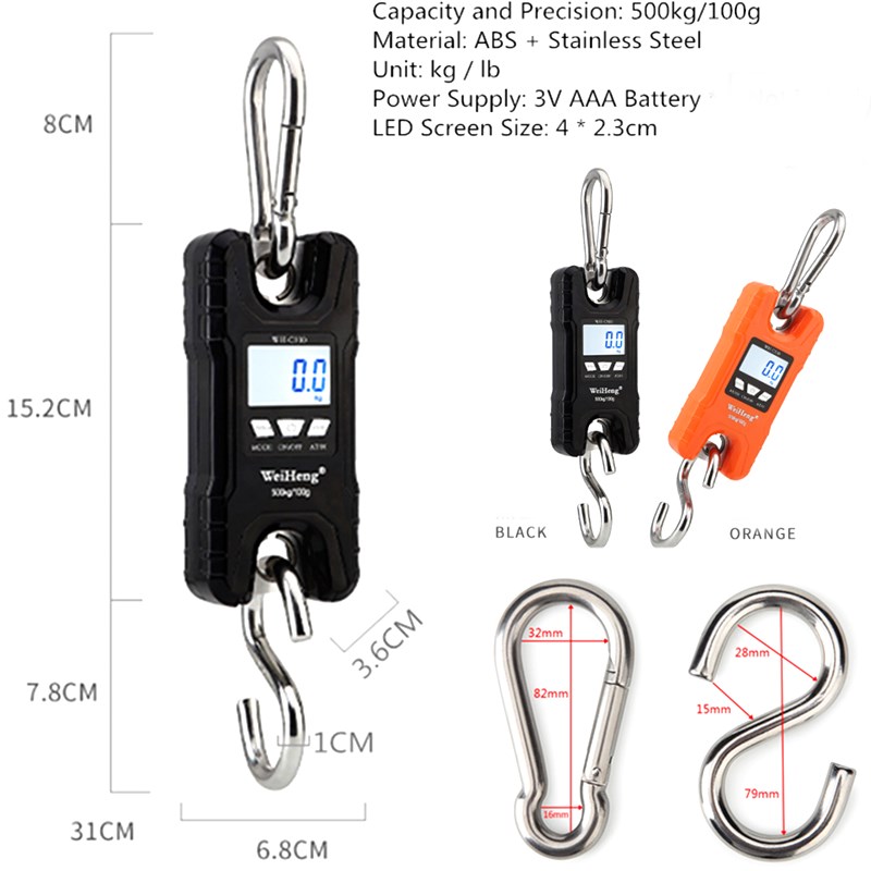 Digital Crane Scale 500kg 1000 - огляд і ціна Tape Dispenser Weighted
