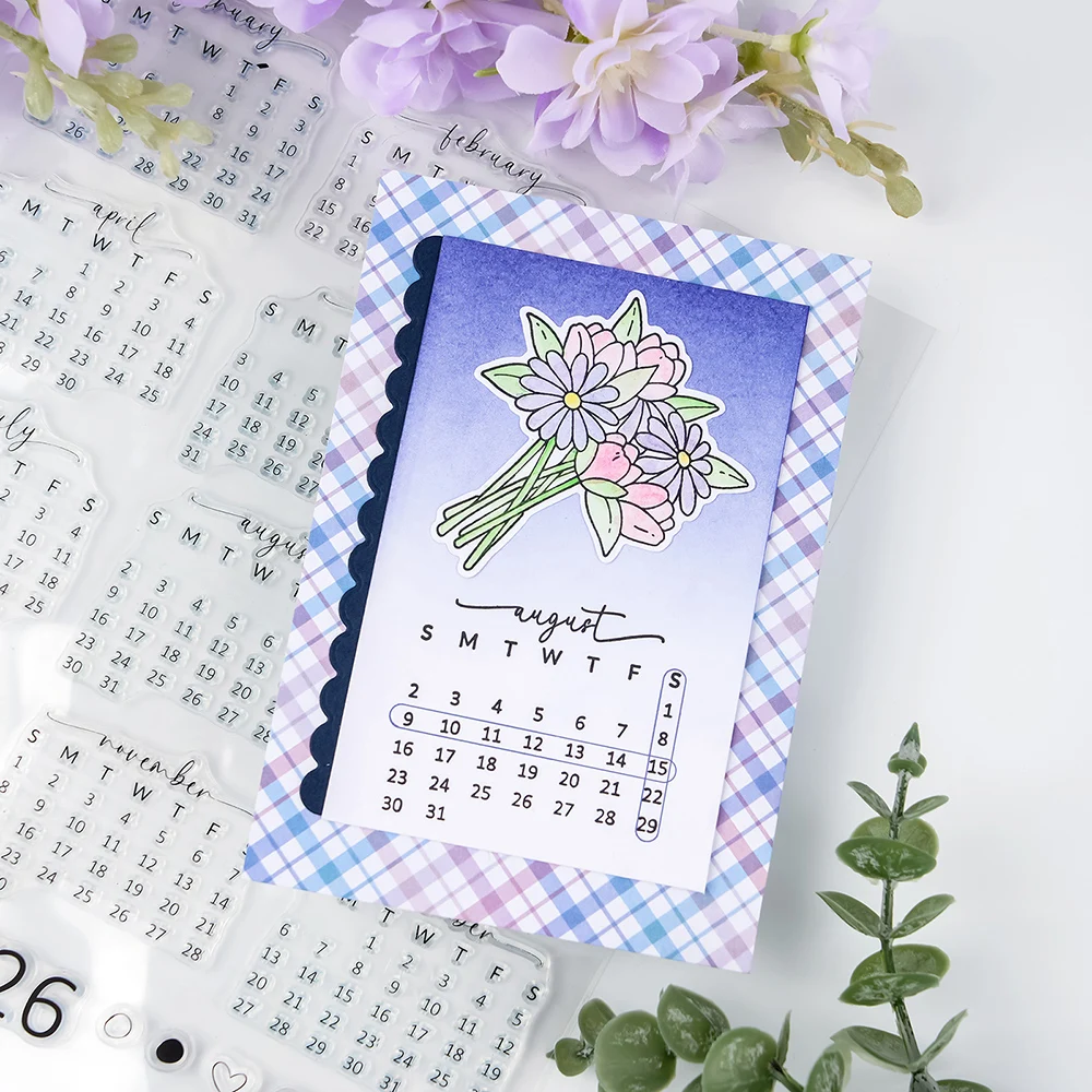 Calendar Date 2026 Clear Stamp - огляд і ціна Rubber Date Stamp