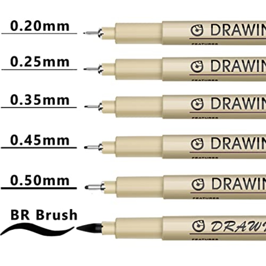 Muchcute Micro liner Drawing A - огляд і ціна Archive Box Set