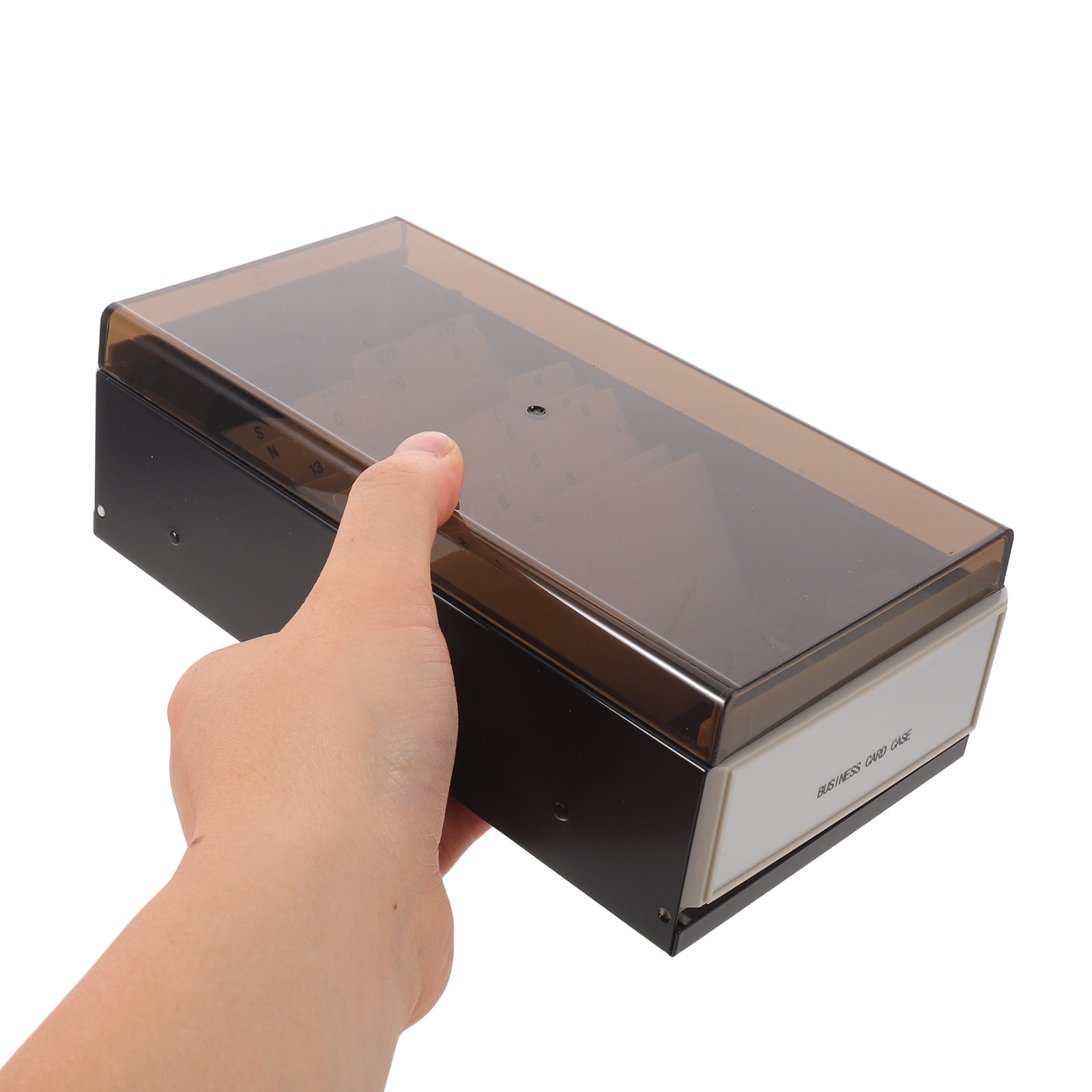 Business Card File Organizer L - огляд і ціна Card Index Box