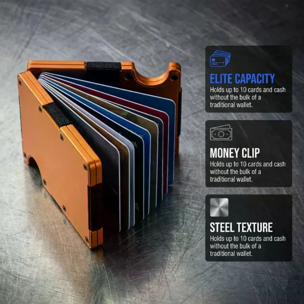 Aluminum Alloy Rfid Blocking C - огляд і ціна Index Card Holder