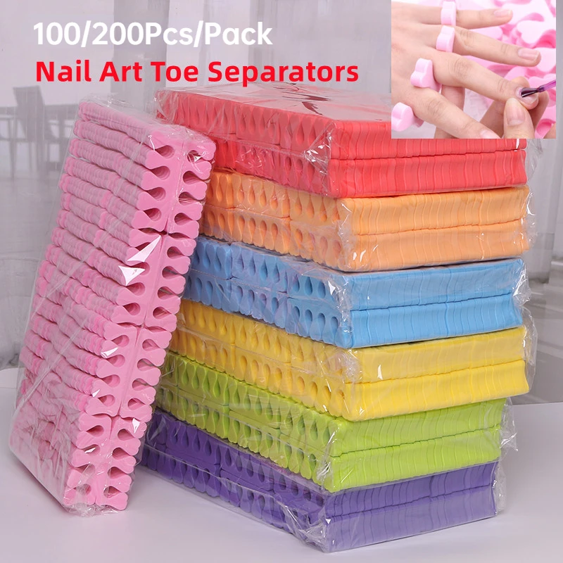 100,200pcs/Pack Nail Art Toe S - огляд і ціна Gel Refill Pack