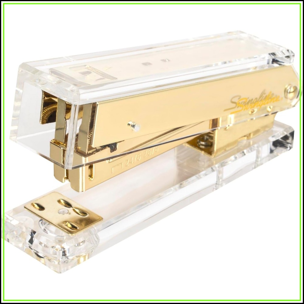 Compact Clear Acrylic Gold Sta - огляд і ціна Stapler Half Strip