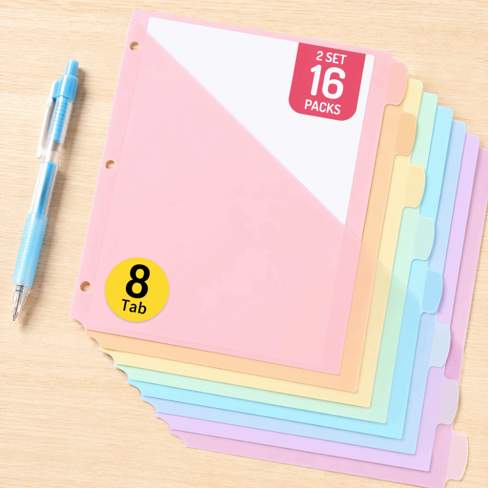 Durable Binder Dividers Pastel - огляд і ціна Tab Divider A4