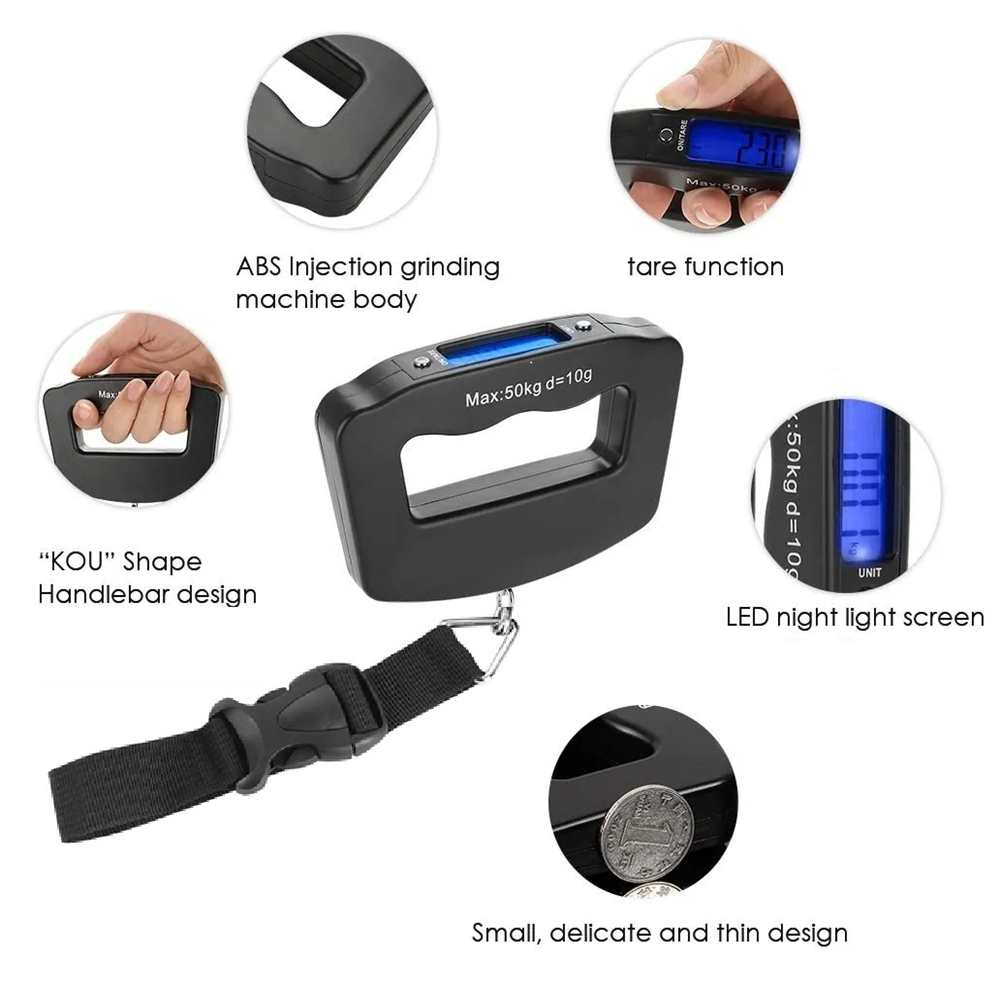 Portable LCD Digital Hanging S - огляд і ціна Tape Dispenser Weighted